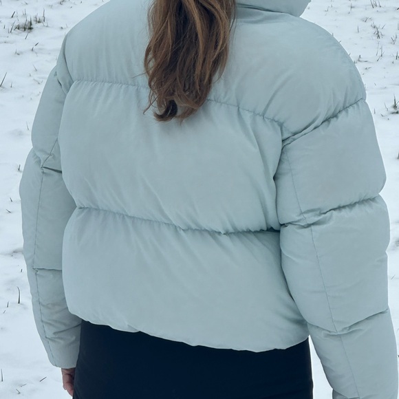 Mackage Women's Soft Blue Down-filled Tessy Puffer Jacket Size S. - Picture 13 of 14